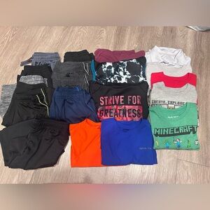 Boys Bundle - MED/8-10, tshirts shorts long sleeves